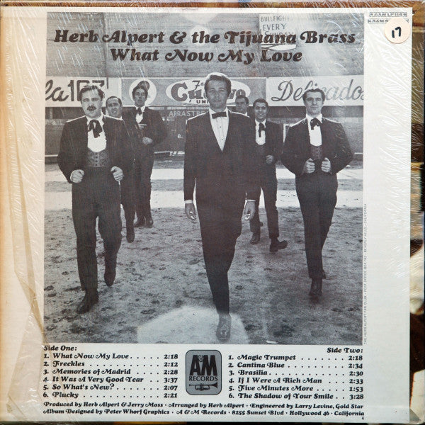 Herb Alpert & The Tijuana Brass : What Now My Love (LP, Album, Ter)