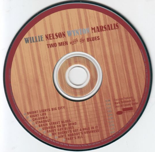 Willie Nelson, Wynton Marsalis : Two Men With The Blues (CD, Album)