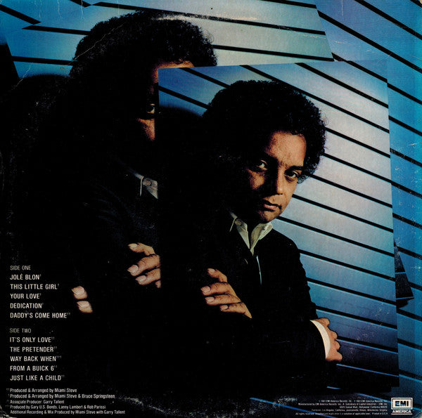 Gary U.S. Bonds : Dedication (LP, Album, Jac)