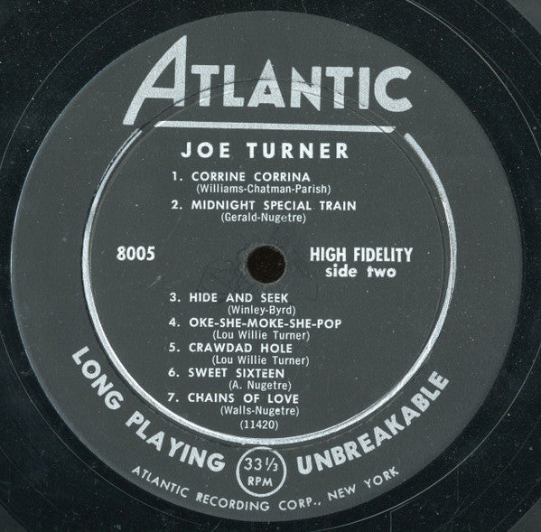 Joe Turner* : Rock & Roll (LP, Album, Mono)