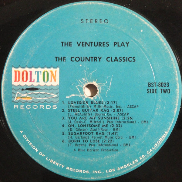 The Ventures : I Walk The Line And Other Giant Hits Aka The Ventures Play The Country Classics (LP, Album, RE)