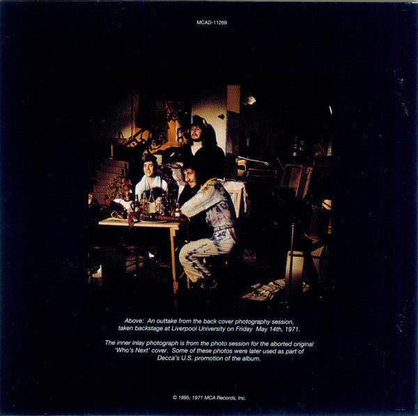 The Who : Who's Next (CD, Album, RE, RM, Tec)