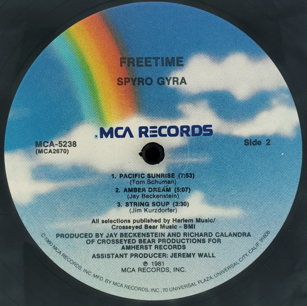 Spyro Gyra : Freetime (LP, Album, Pin)