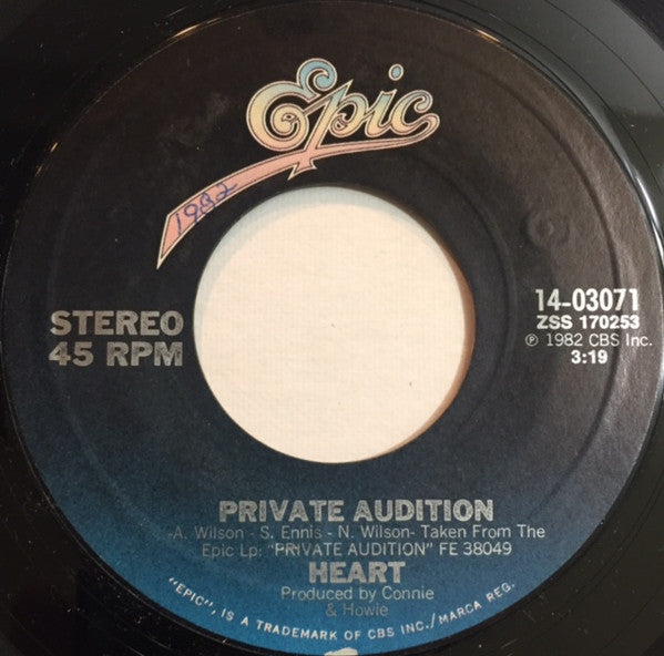 Heart : Bright Light Girl (7")