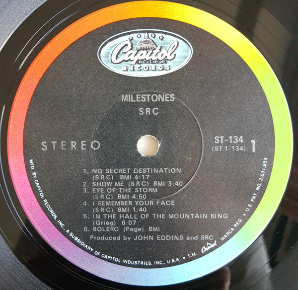 SRC : Milestones (LP, Album, Scr)