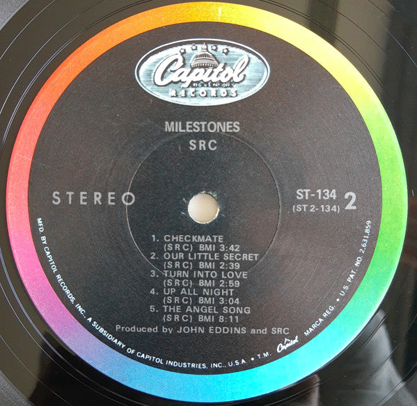 SRC : Milestones (LP, Album, Scr)