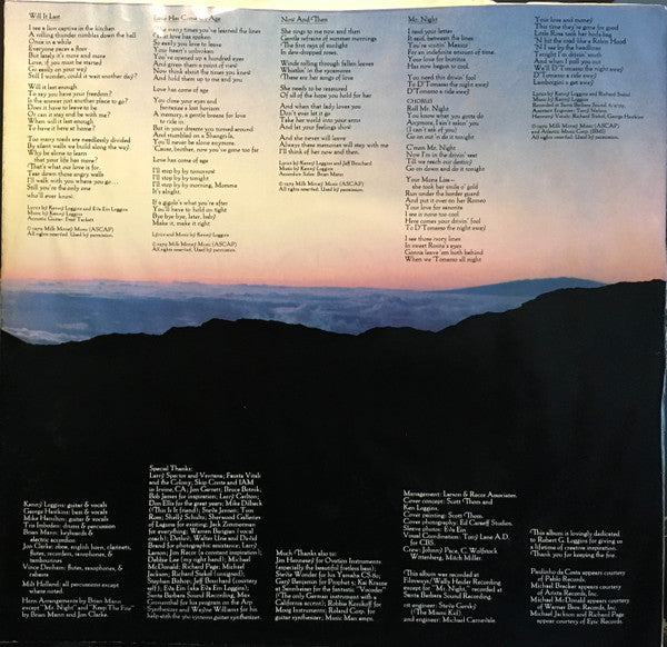 Kenny Loggins : Keep The Fire (LP, Album, Ter)