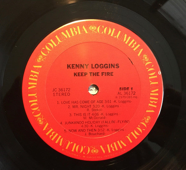 Kenny Loggins : Keep The Fire (LP, Album, Ter)