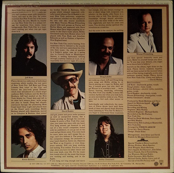 Pierce Arrow : Pierce Arrow (LP, Album, Promo)