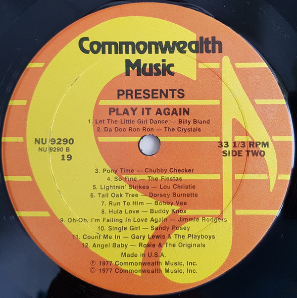 Various : Play It Again (LP, Comp)