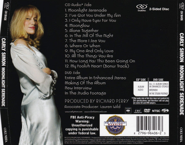Carly Simon : Moonlight Serenade (Hybrid, DualDisc, Album, NTSC)