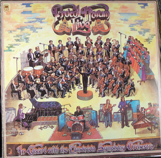 Procol Harum In Concert With The Edmonton Symphony Orchestra : Live (LP, Album, Ter)