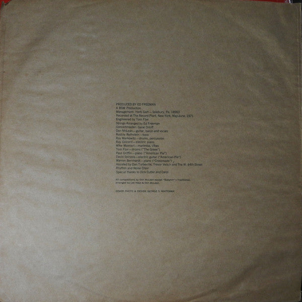 Don McLean : American Pie (LP, Album, Res)