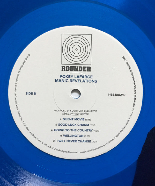 Pokey LaFarge : Manic Revelations (LP, Album, Blu)