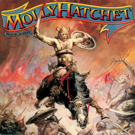 Molly Hatchet : Beatin' The Odds (LP, Album, Ter)