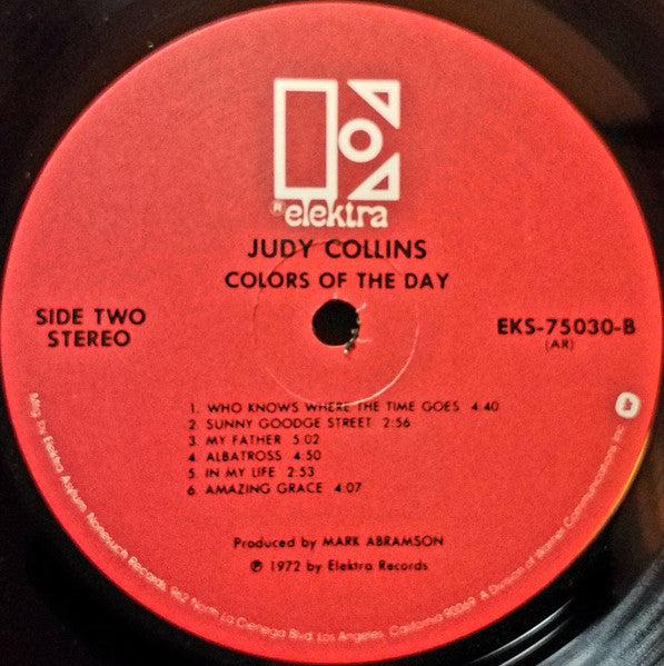 Judy Collins : Colors Of The Day/The Best Of Judy Collins (LP, Comp, RP, AR )
