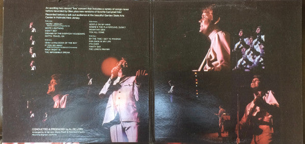 Glen Campbell : Live (2xLP, Album, Scr)