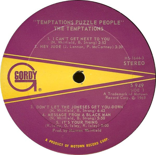 Temptations* : Puzzle People (LP, Album)