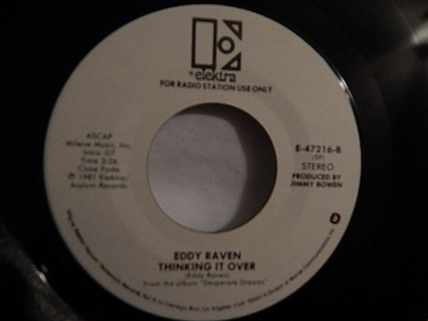 Eddy Raven : Who Do You Know In California (7", Single, Promo)