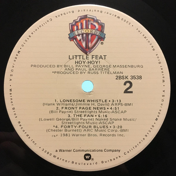 Little Feat : Hoy-Hoy! (2xLP, Album, Jac)