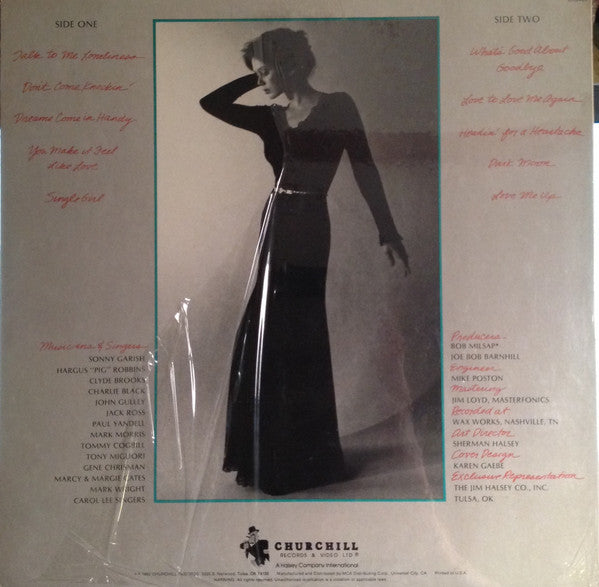 Cindy Hurt : Talk To Me (LP, Album)