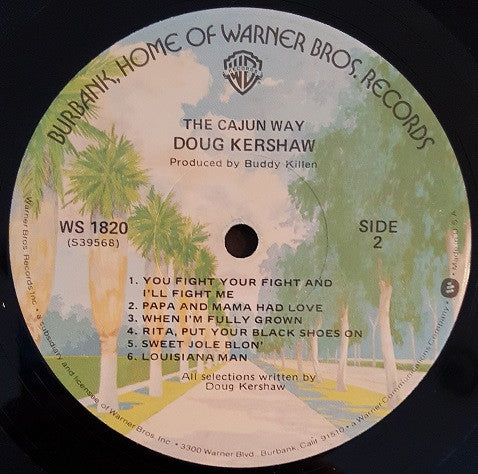 Doug Kershaw : The Cajun Way (LP, Album, RE, Jac)