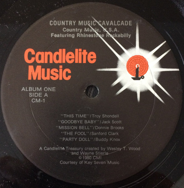 Various : Country Music Cavalcade - Country Music, U.S.A. Featuring Rhinestone Rockabilly (3xLP, Comp + Box)