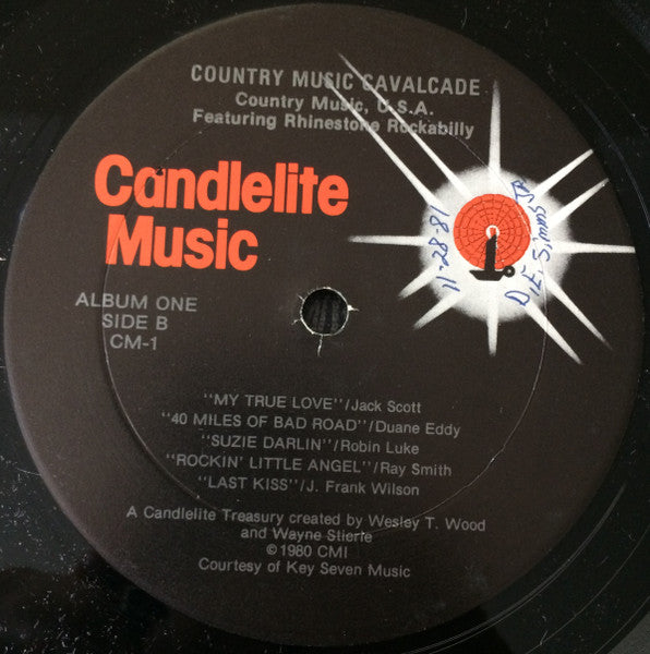 Various : Country Music Cavalcade - Country Music, U.S.A. Featuring Rhinestone Rockabilly (3xLP, Comp + Box)