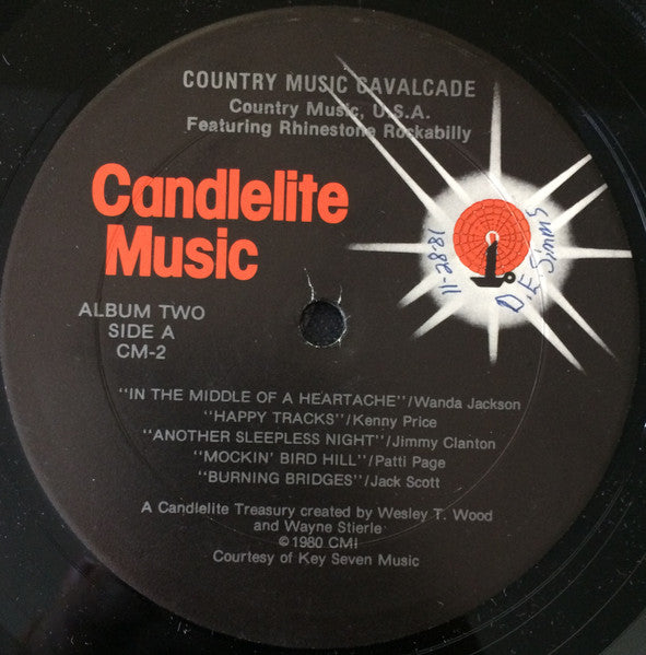 Various : Country Music Cavalcade - Country Music, U.S.A. Featuring Rhinestone Rockabilly (3xLP, Comp + Box)