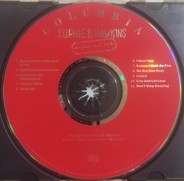 Sophie B. Hawkins : Tongues And Tails (CD, Album)