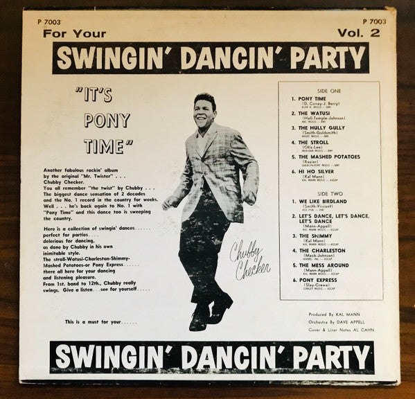 Chubby Checker : It's Pony Time (LP, Album, Mono)