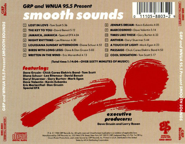 Various : GRP and WNUA 95.5 Present Smooth Sounds (CD, Comp)