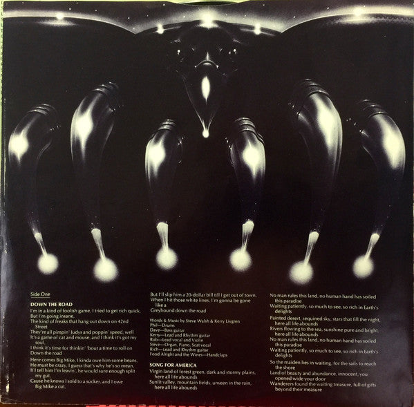 Kansas (2) : Song For America (LP, Album, RP, Pit)