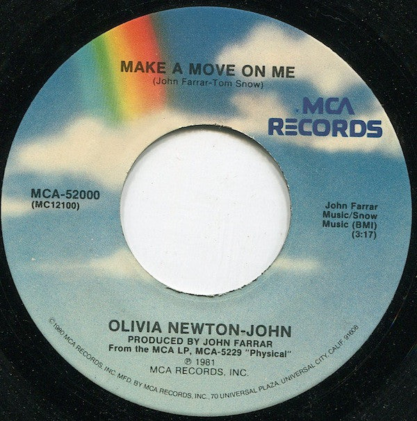 Olivia Newton-John : Make A Move On Me (7", Single)