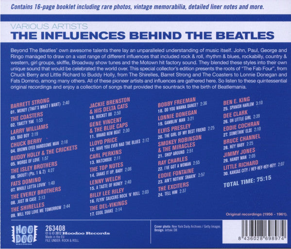 Various : The Influences Behind The Beatles (CD, Comp)