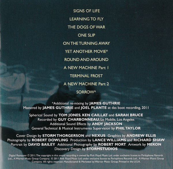 Pink Floyd : A Momentary Lapse Of Reason (CD, Album, RE, RM, Gat)