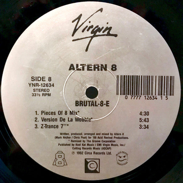 Altern 8 : Brutal-8-E (Remixes) (12")