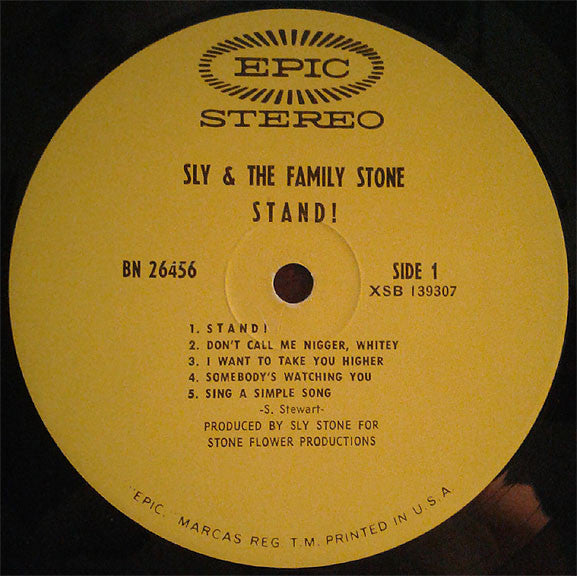 Sly And The Family Stone* : Stand! (LP, Album, Ter)