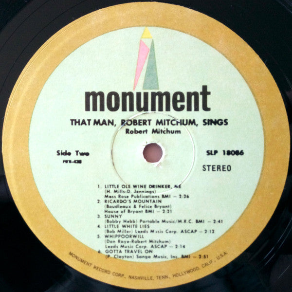 Robert Mitchum : That Man, Robert Mitchum, Sings (LP, Album)