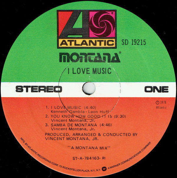 Montana : I Love Music (LP, Album, Ric)
