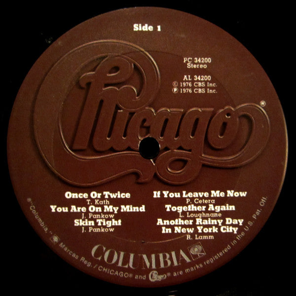 Chicago (2) : Chicago X (LP, Album, Ter)