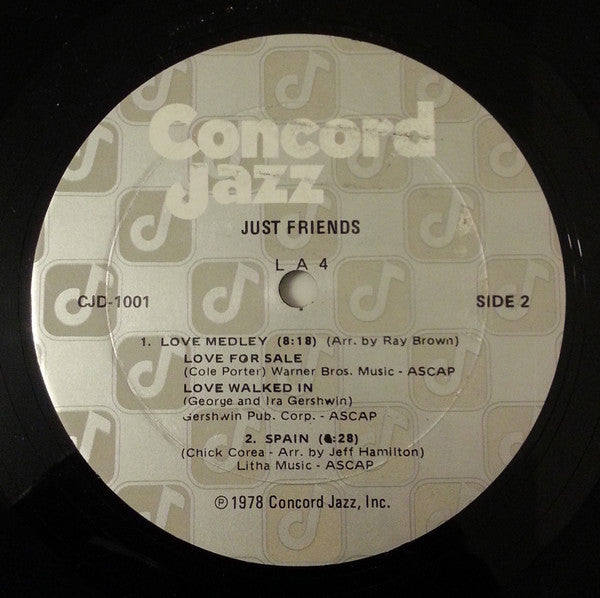 LA4 : Just Friends (LP, Album, Ltd, Dir)