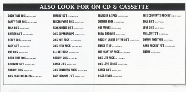 Various : Rock The Planet: 80's Lite Rock (CD, Comp)