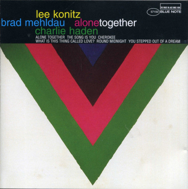 Lee Konitz, Brad Mehldau & Charlie Haden : Alone Together (CD, Album)