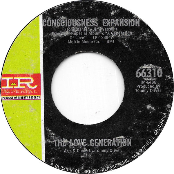 The Love Generation (2) : Montage From How Sweet It Is (I Knew That You Knew) (7", Styrene, All)