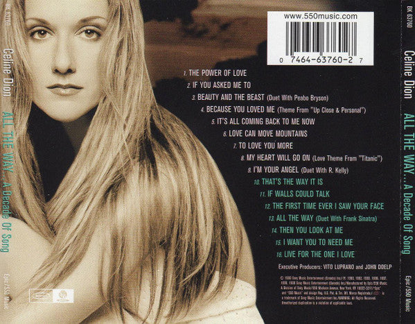 Celine Dion* : All The Way... A Decade Of Song (CD, Comp)