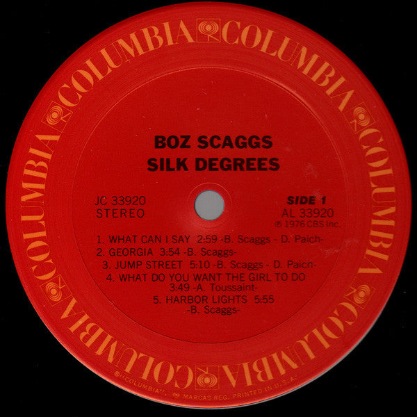 Boz Scaggs : Silk Degrees (LP, Album, RP, Ter)