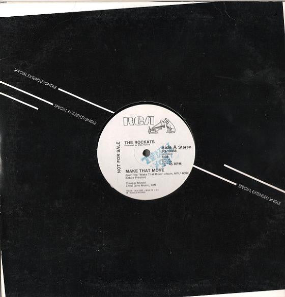 The Rockats : Make That Move (12", Single, Promo)