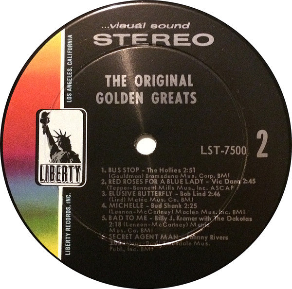 Various : The Original Golden Greats (LP, Comp, Ind)