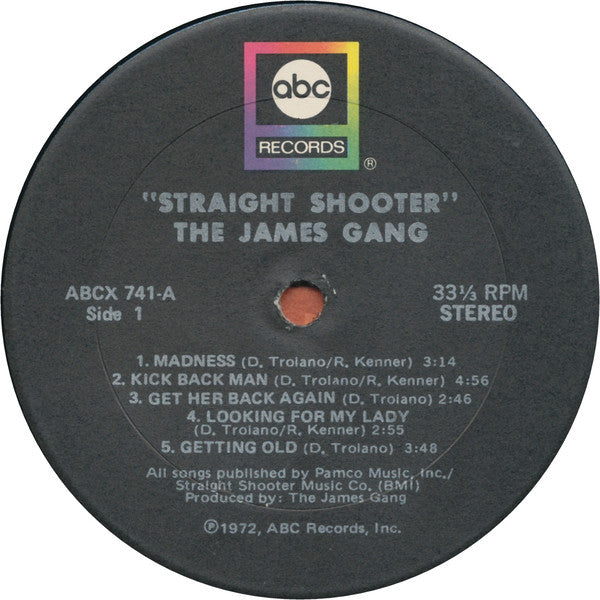 James Gang : Straight Shooter (LP, Album)